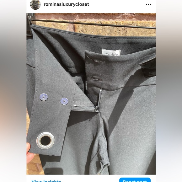 Cache Black Formal Pants 🖤Size 6 - Picture 8 of 17